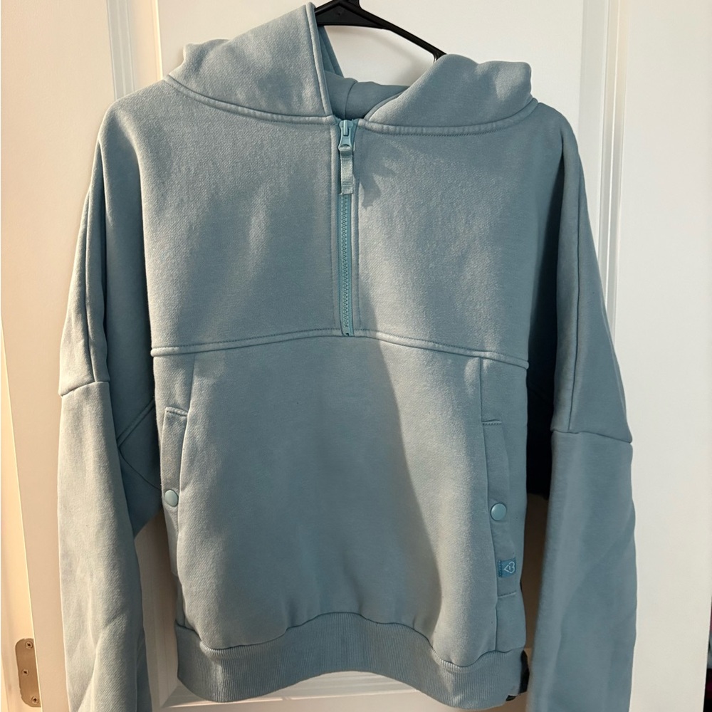 Blue Blogilates Half-Zip Hoodie